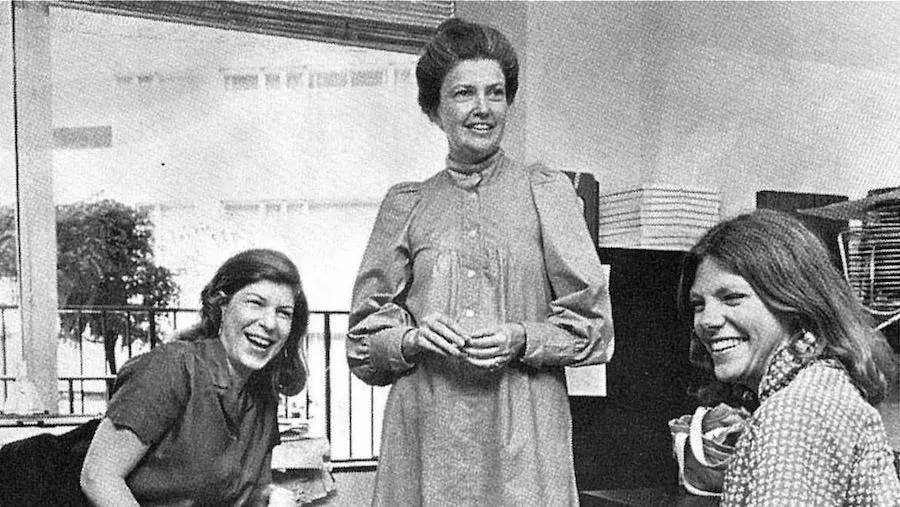 Nina, Linda & Cokie (from left)